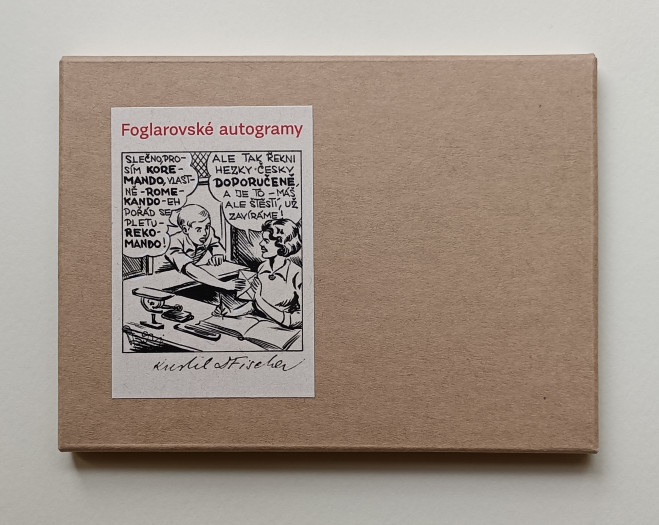 Obálka na foglarovské autogramy