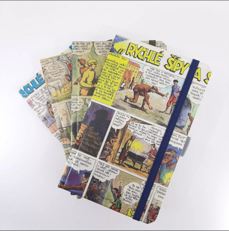 Zápisník Rychlých šípů - z originálních tisků - ruční práce