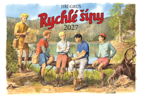 Rychlé šípy Jiřího Gruse - nástěnný kalendář 2027