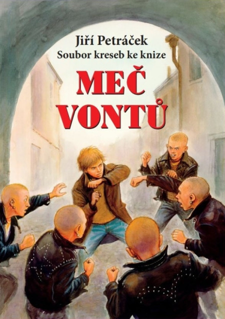 Ilustrace J. Petráčka ke knize Meč Vontů