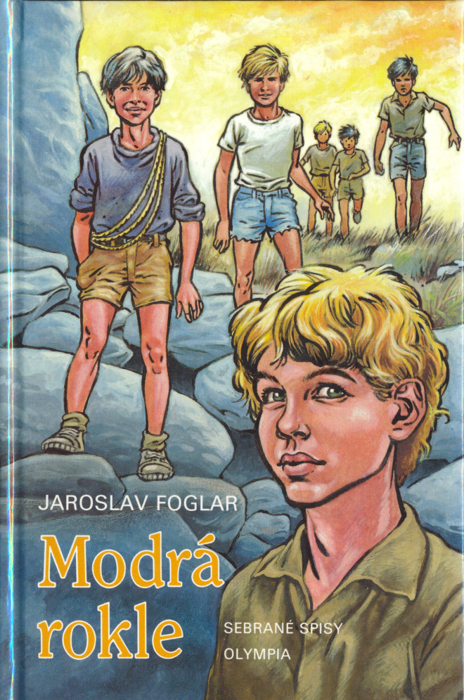 Modrá rokle Autorský výtisk foglarovky Olympia 1995 + KZD