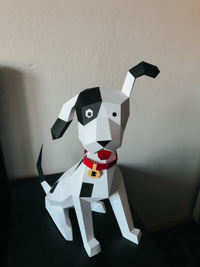 Bublina - skládačka z papíru