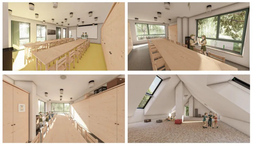 Skautský dům Tábor - projekt