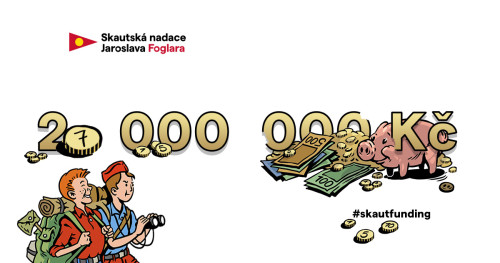 27 milionů korun pro skautské projekty po celé republice